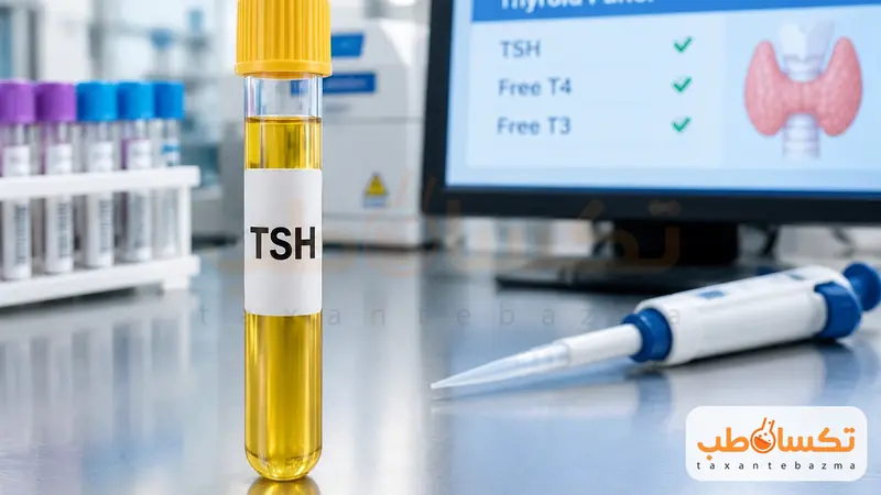 راهنمای تفسیرآزمایش TSH وتیروئید