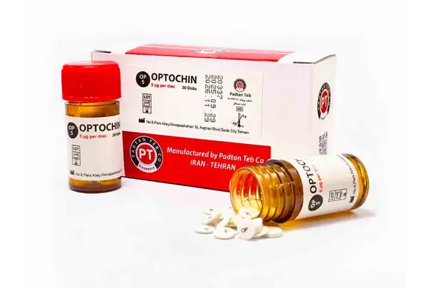 دیسک آنتی بیوگرام Optochin پادتن طب